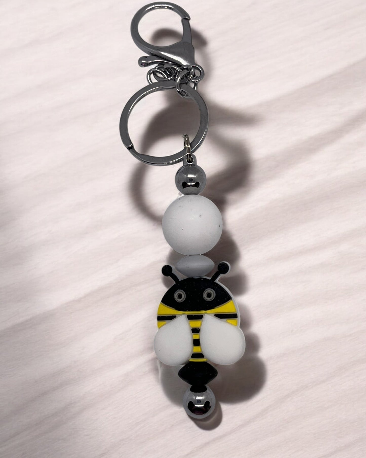 Beaded Bar Keychain