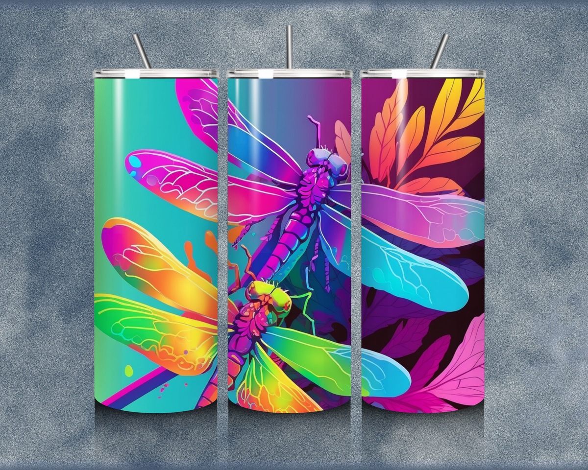 Dragonflies 20oz Sublimation Tumbler
