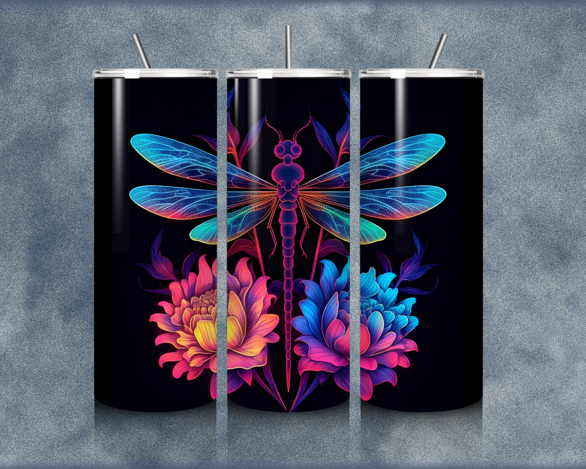 Dragonflies 20oz Sublimation Tumbler