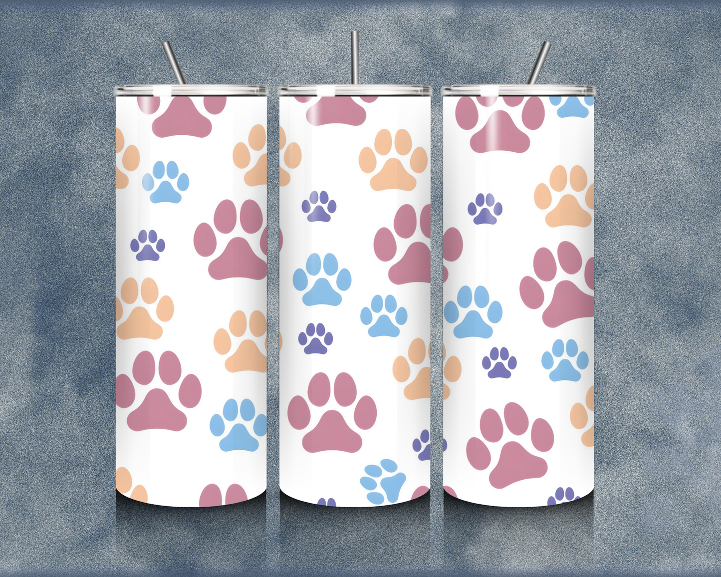 Paw Print 20oz Sublimation Tumbler
