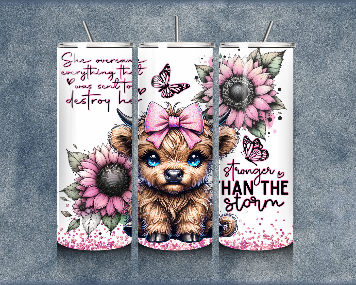 Cute Animal Affirmation 20oz Sublimation Tumbler