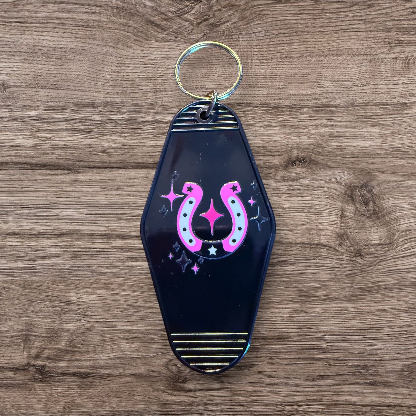Black Hotel Keychains