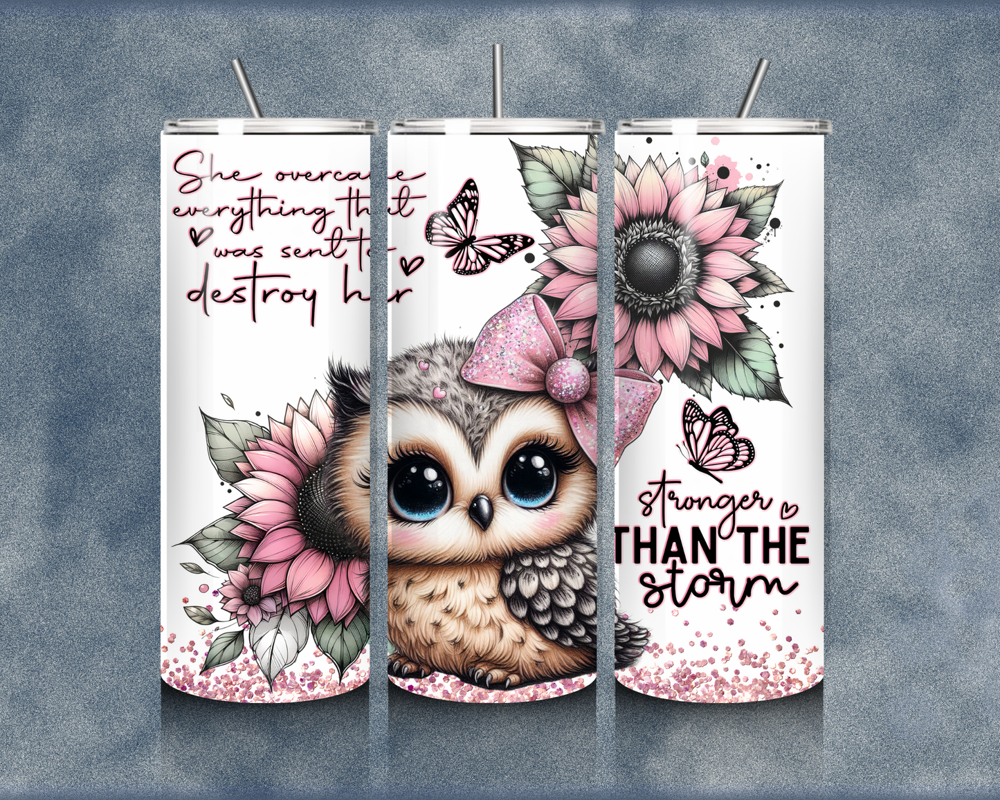 Cute Animal Affirmation 20oz Sublimation Tumbler