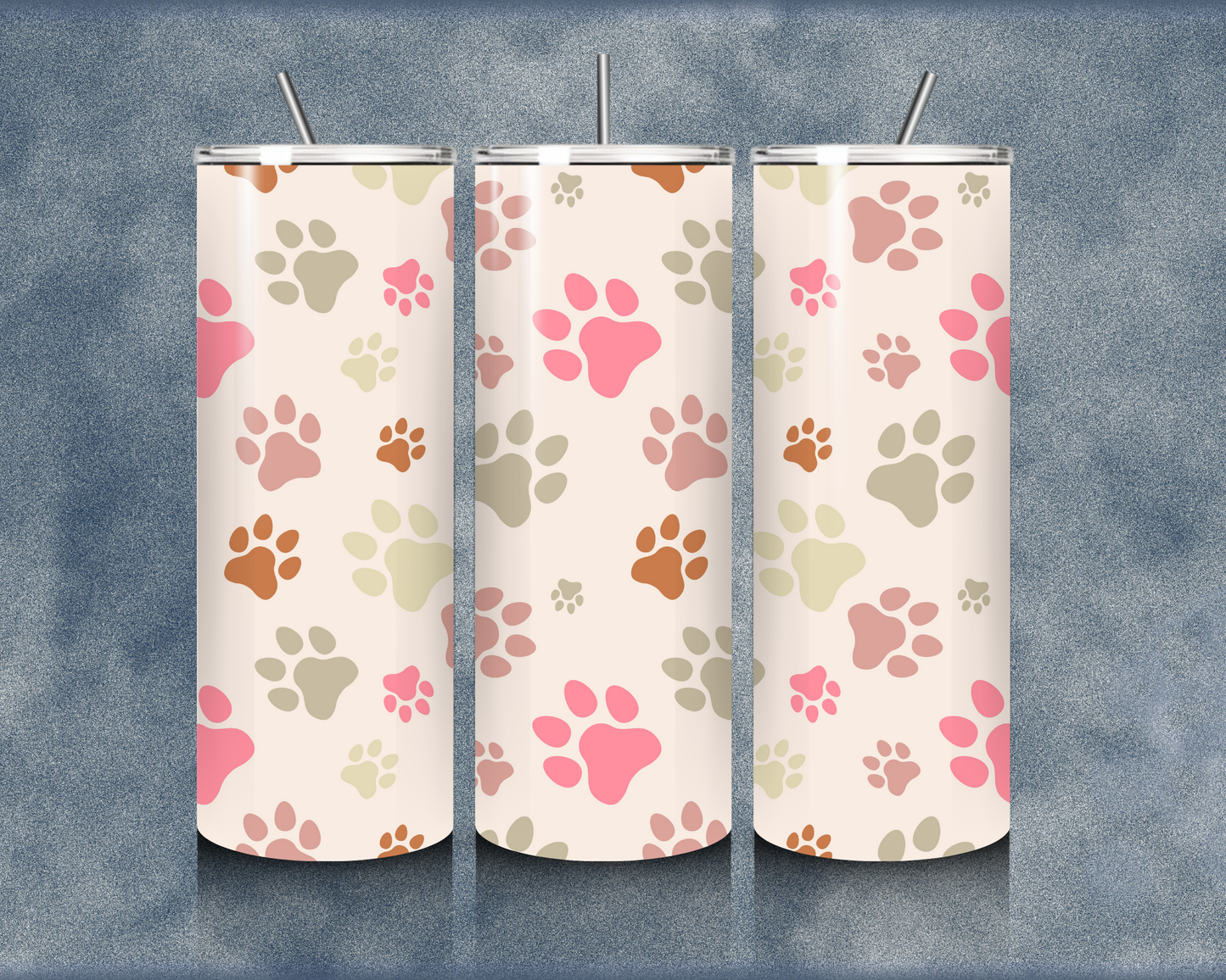 Paw Print 20oz Sublimation Tumbler