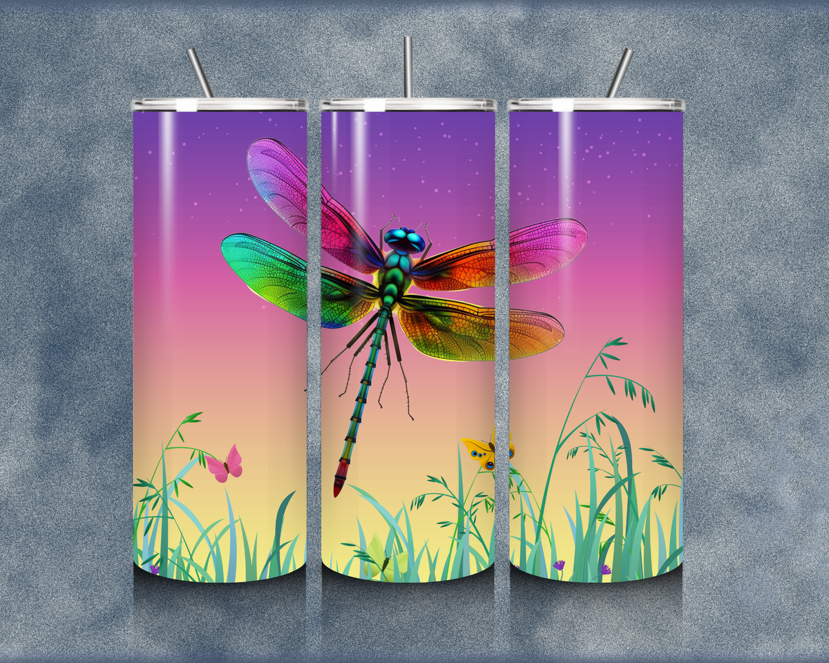 Dragonflies 20oz Sublimation Tumbler