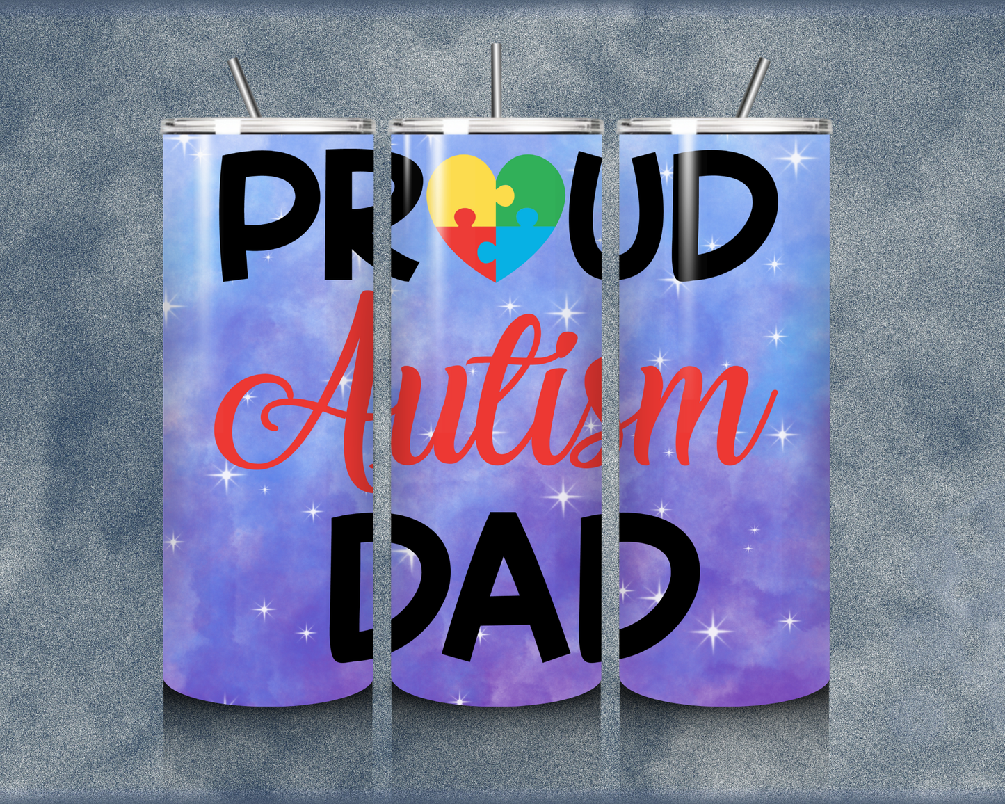 Autism 20oz Sublimation Tumbler
