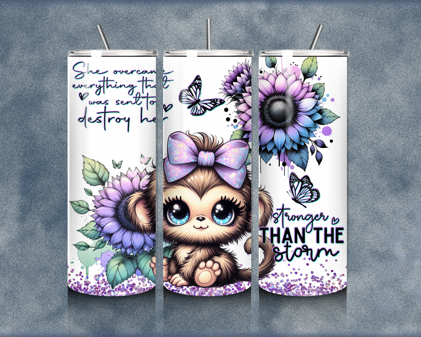 Cute Animal Affirmation 20oz Sublimation Tumbler