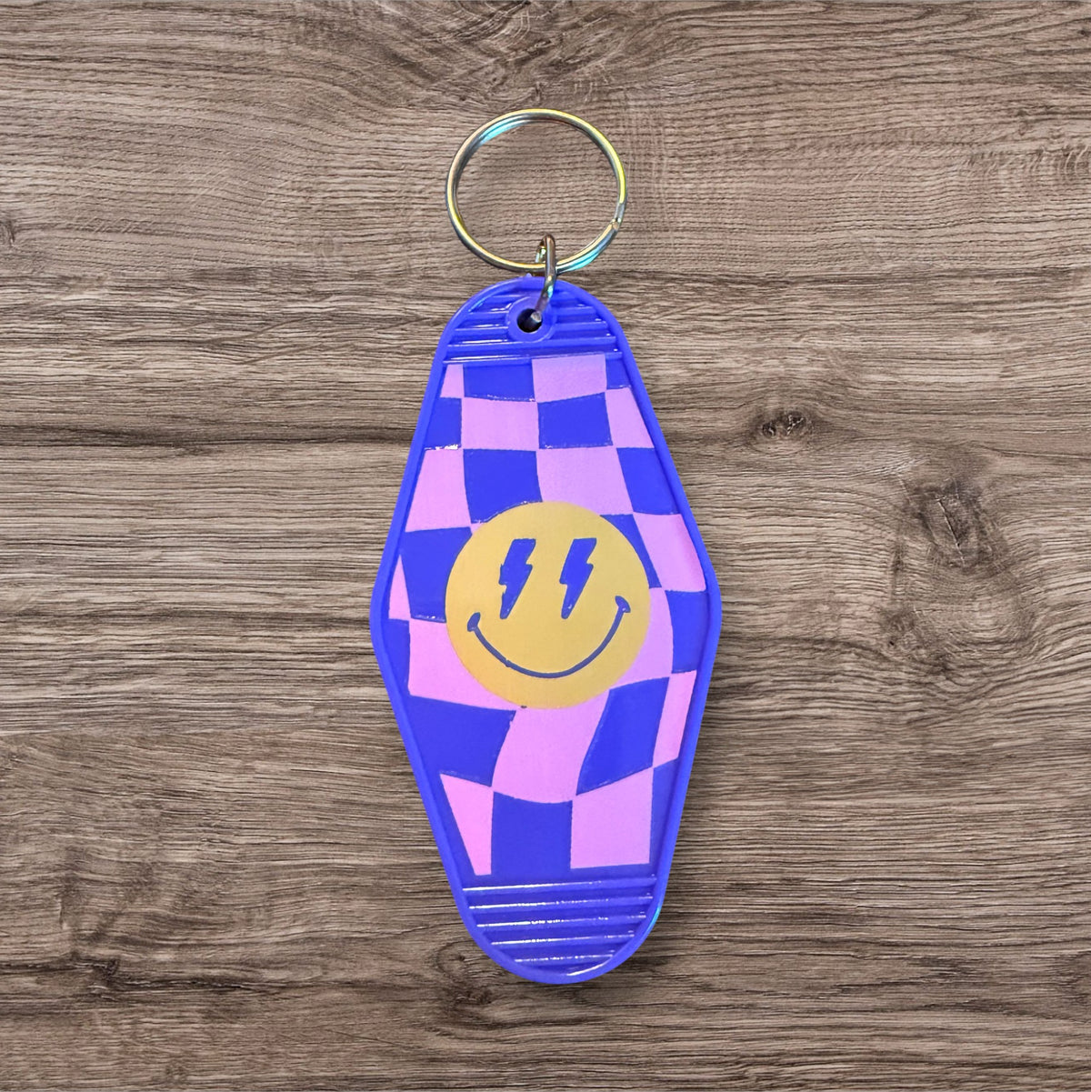 Purple Hotel Keychain