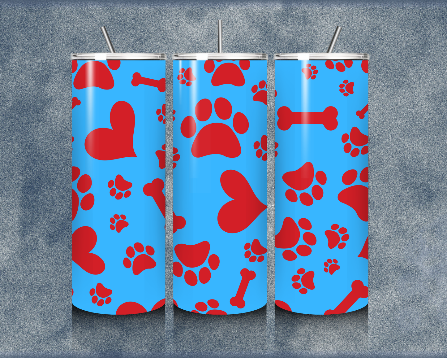 Paw Print 20oz Sublimation Tumbler