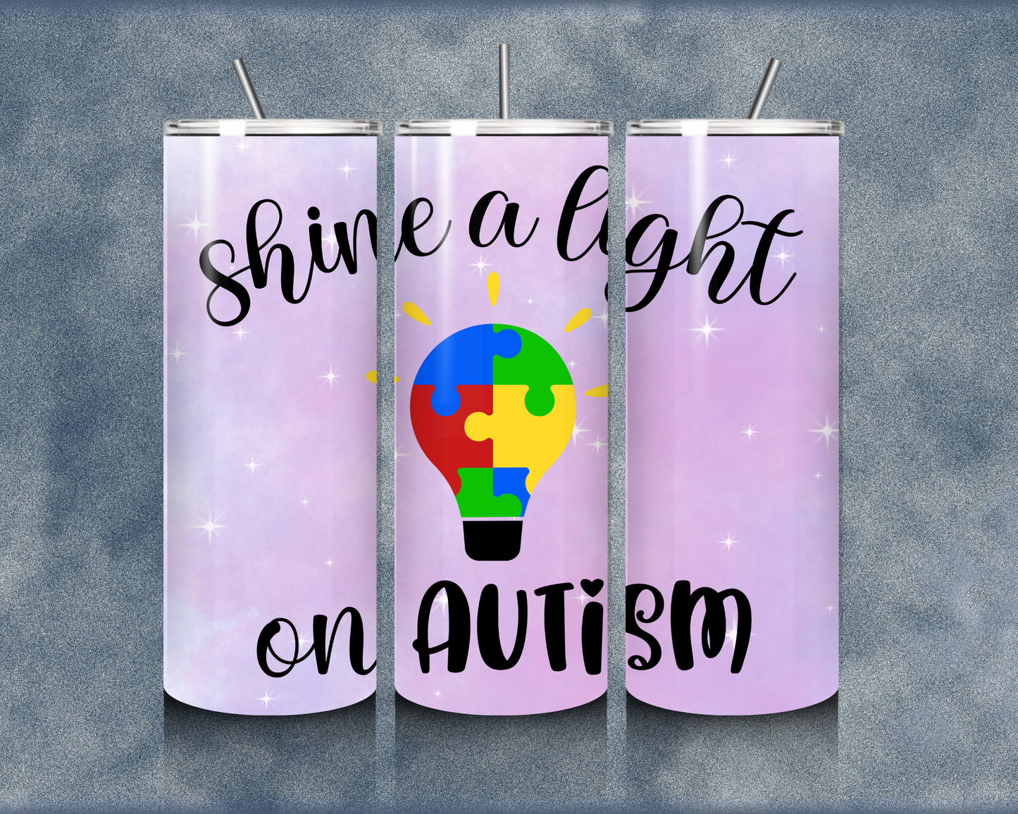 Autism 20oz Sublimation Tumbler