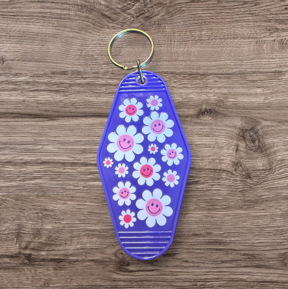 Purple Hotel Keychain