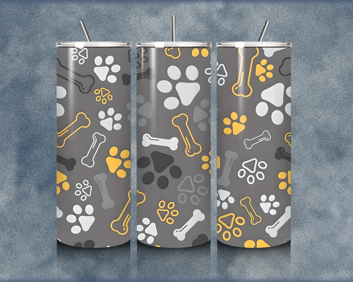 Paw Print 20oz Sublimation Tumbler