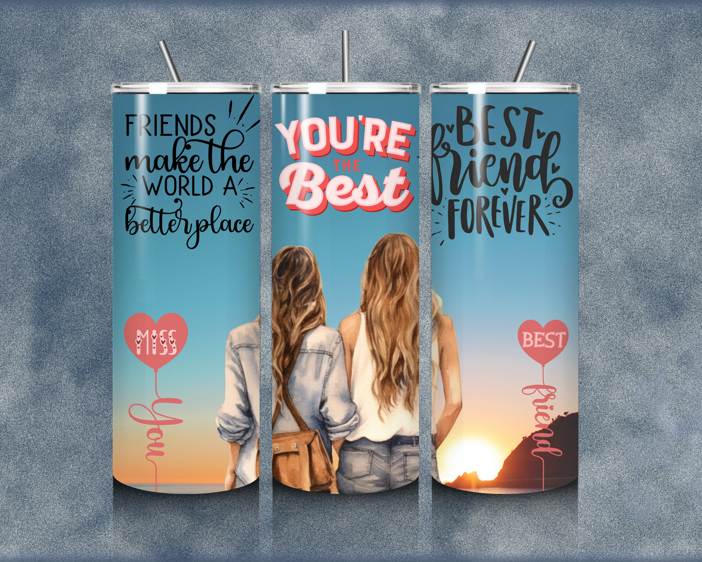 Best Friend 20oz Sublimation Tumbler