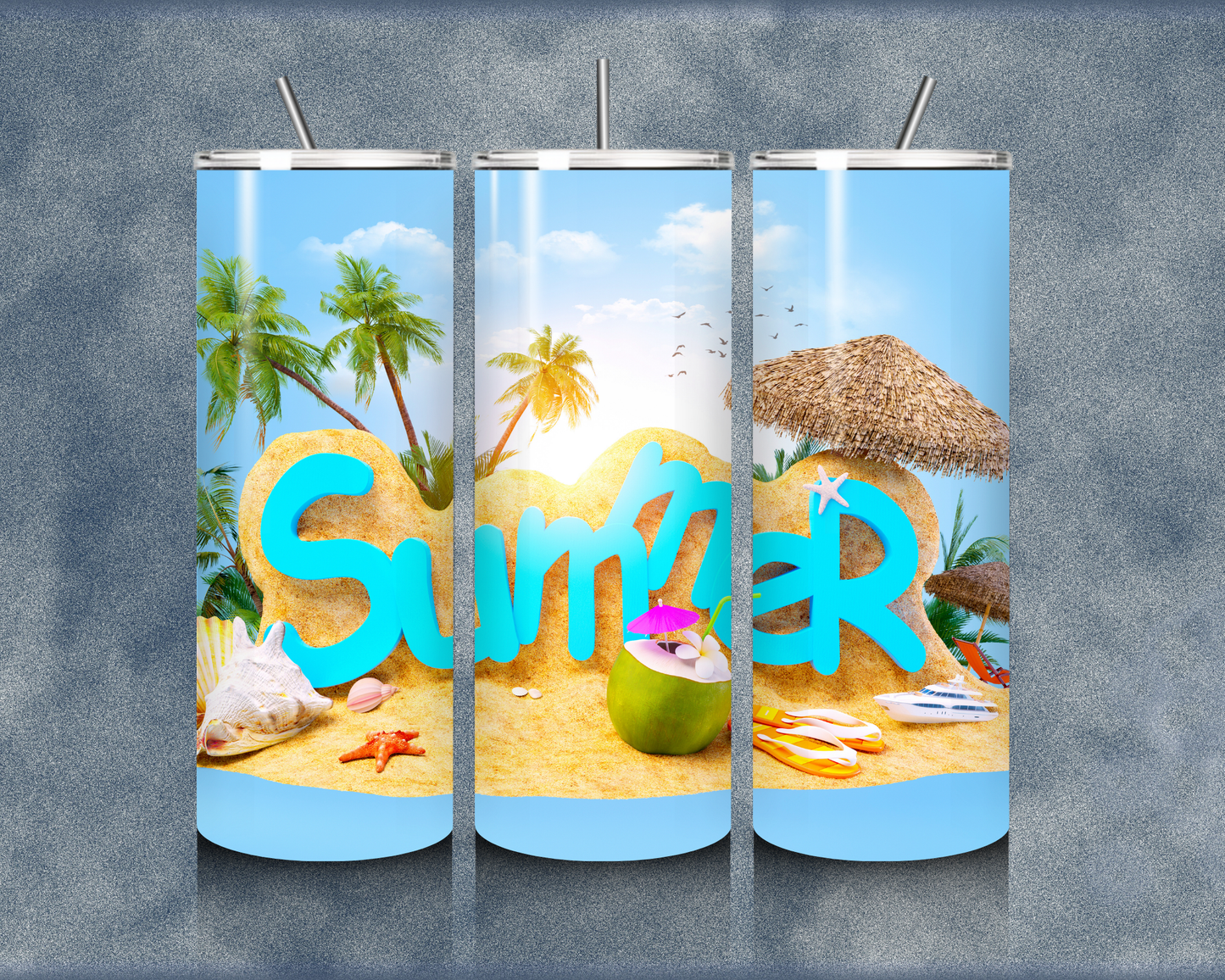 ✨ Summer Vibes Sublimation Tumblers✨