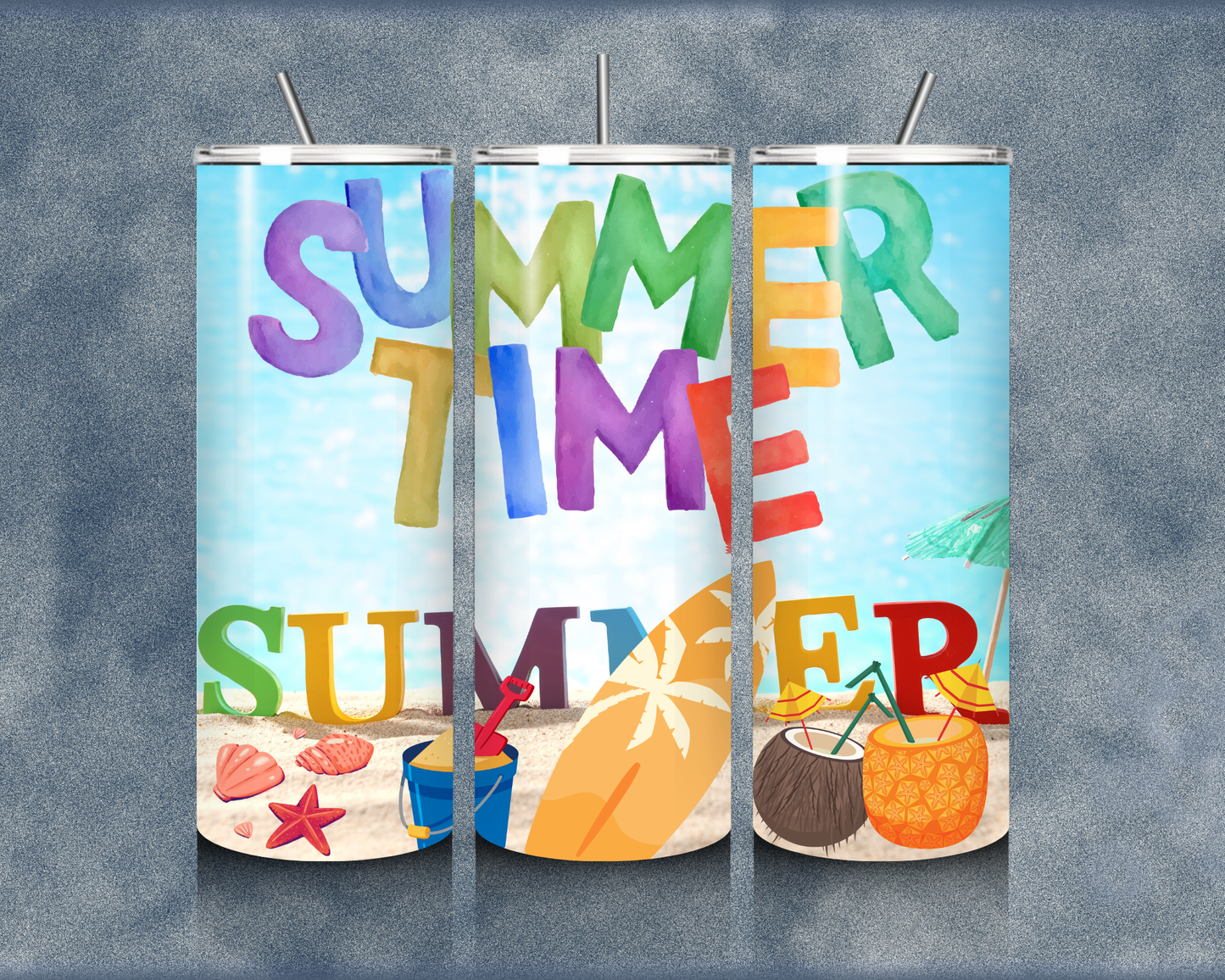 ✨ Summer Vibes Sublimation Tumblers✨
