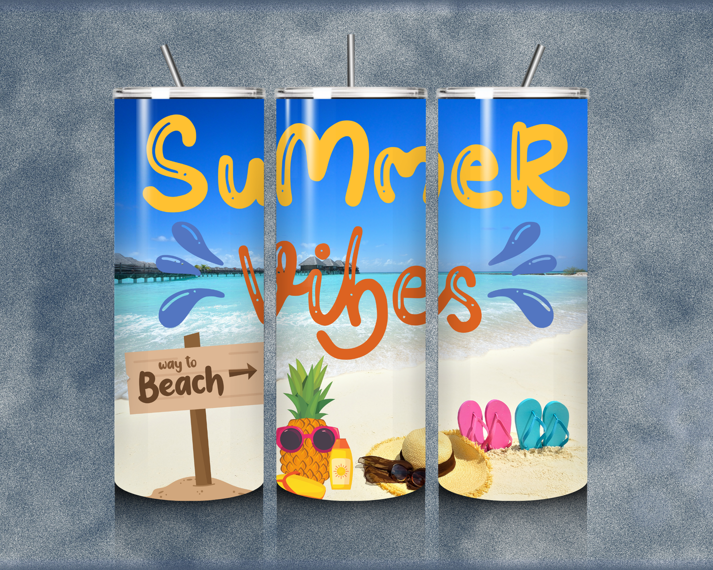 ✨ Summer Vibes Sublimation Tumblers✨