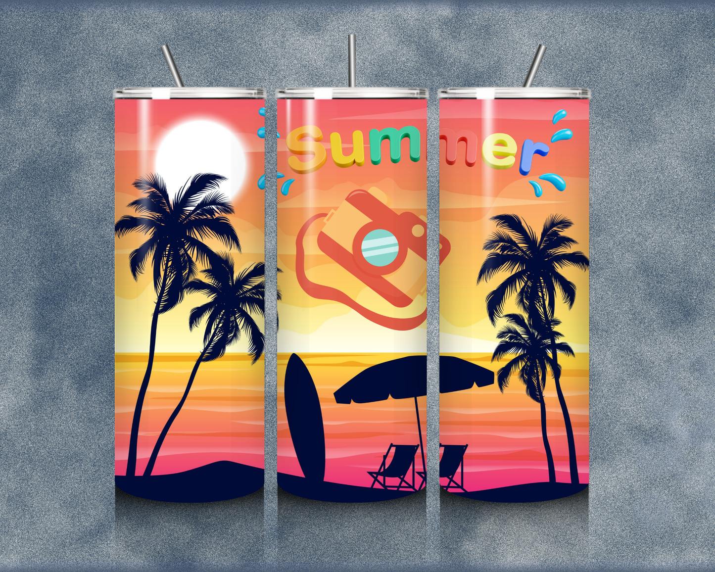 ✨ Summer Vibes Sublimation Tumblers✨