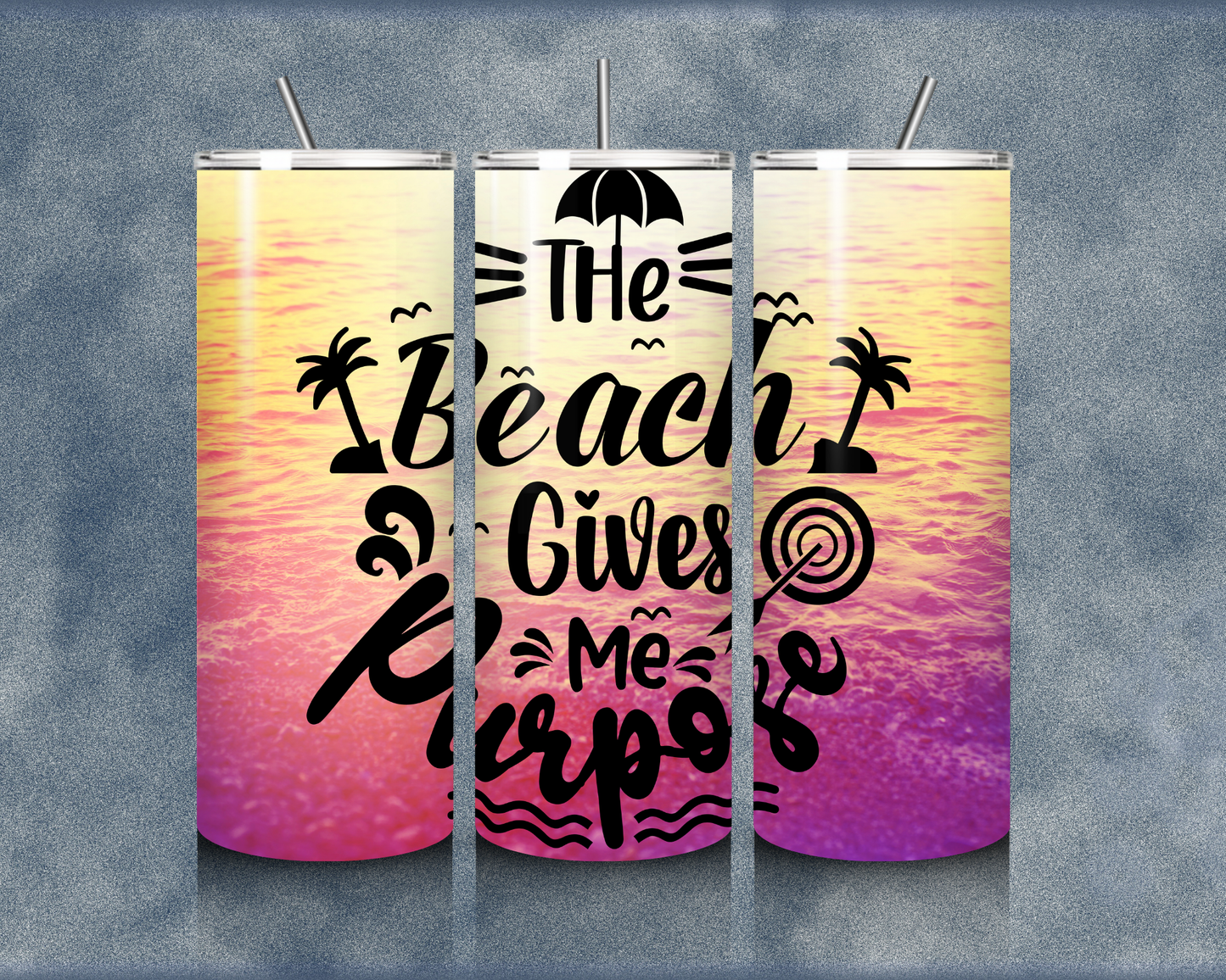 ✨ Summer Vibes Sublimation Tumblers✨
