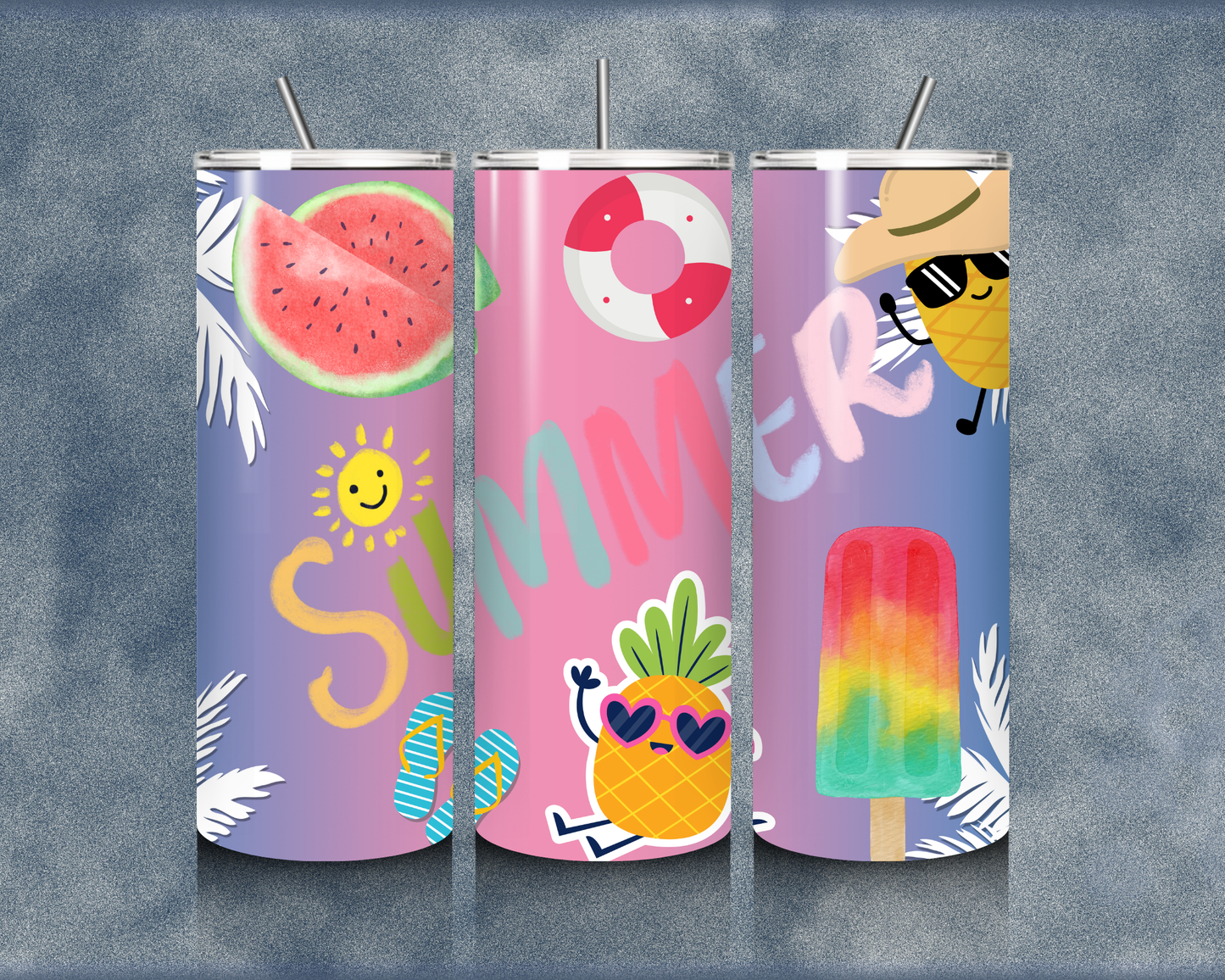 ✨ Summer Vibes Sublimation Tumblers✨