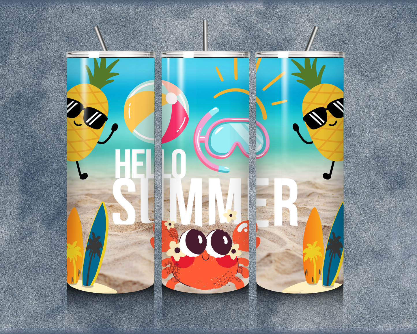 ✨ Summer Vibes Sublimation Tumblers✨