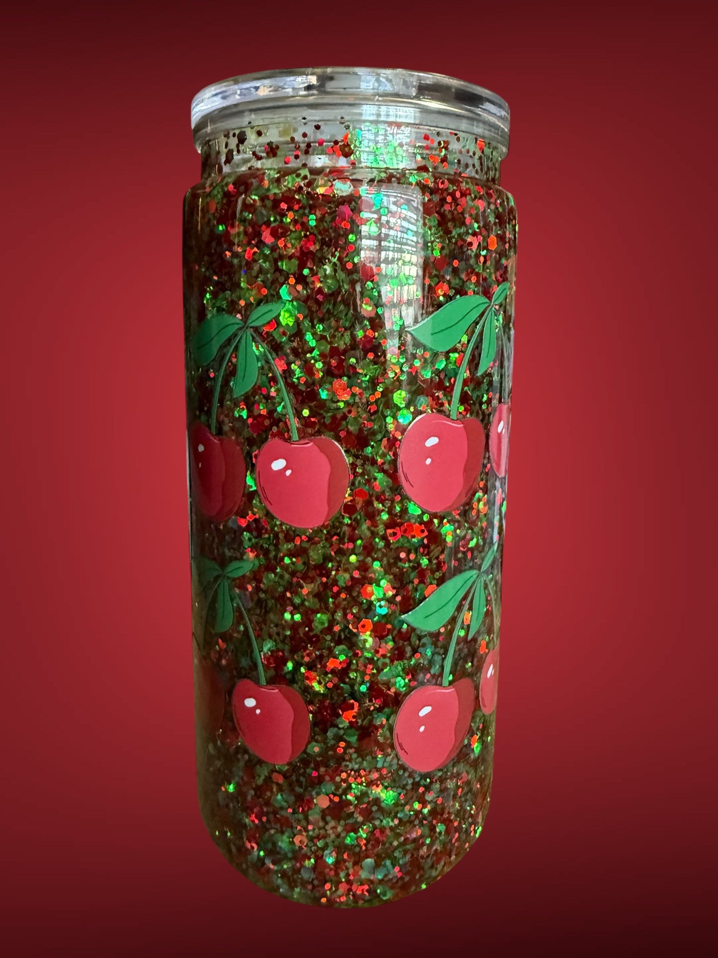 20oz Acrylic Snow Globe Tumbler