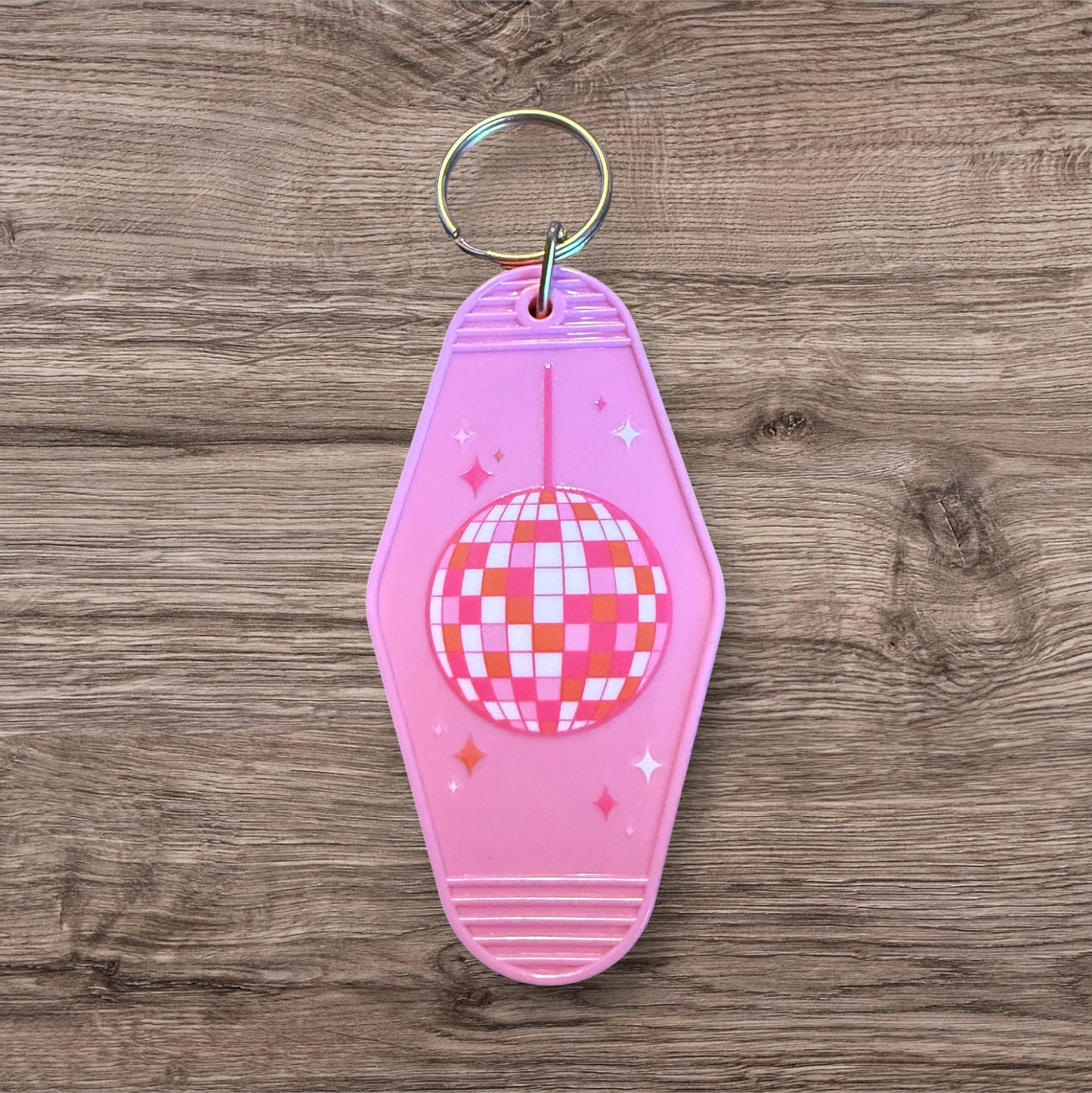 Pink Hotel Keychains