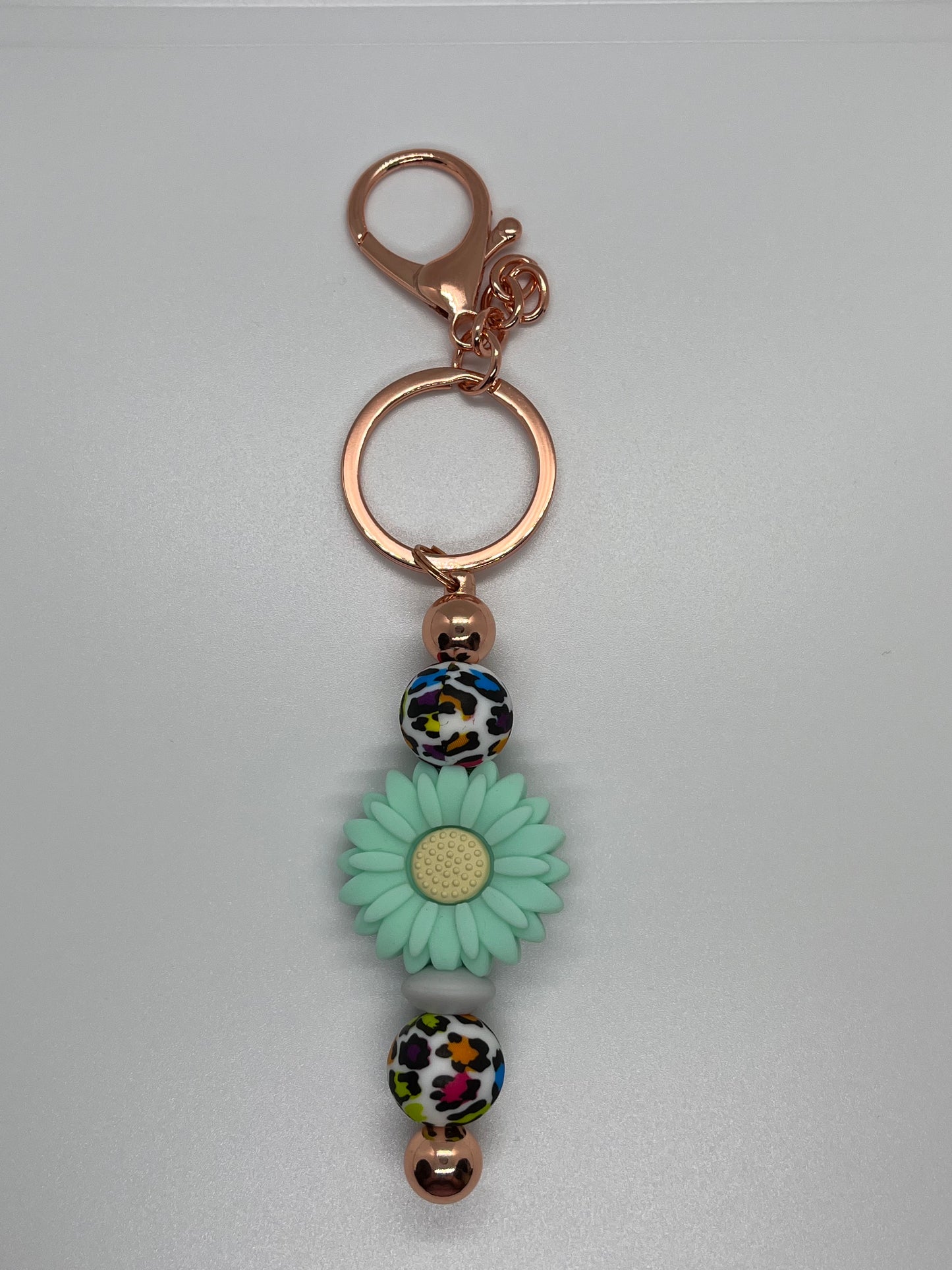 Beaded Bar Keychain