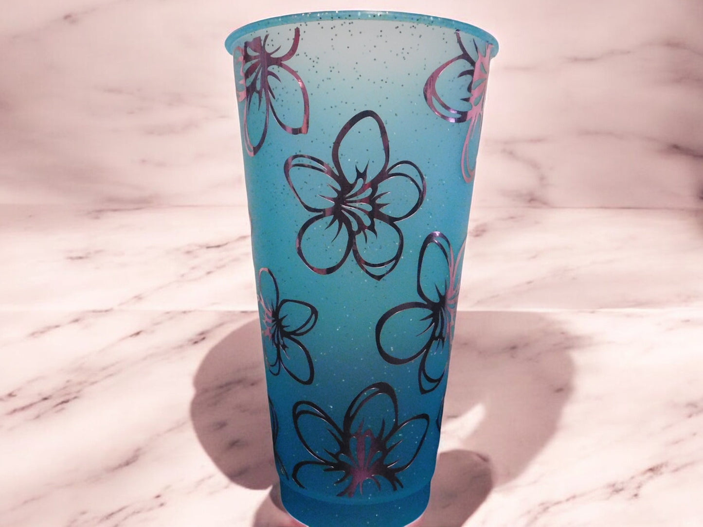 Hawaiian Flowers Cold Cup