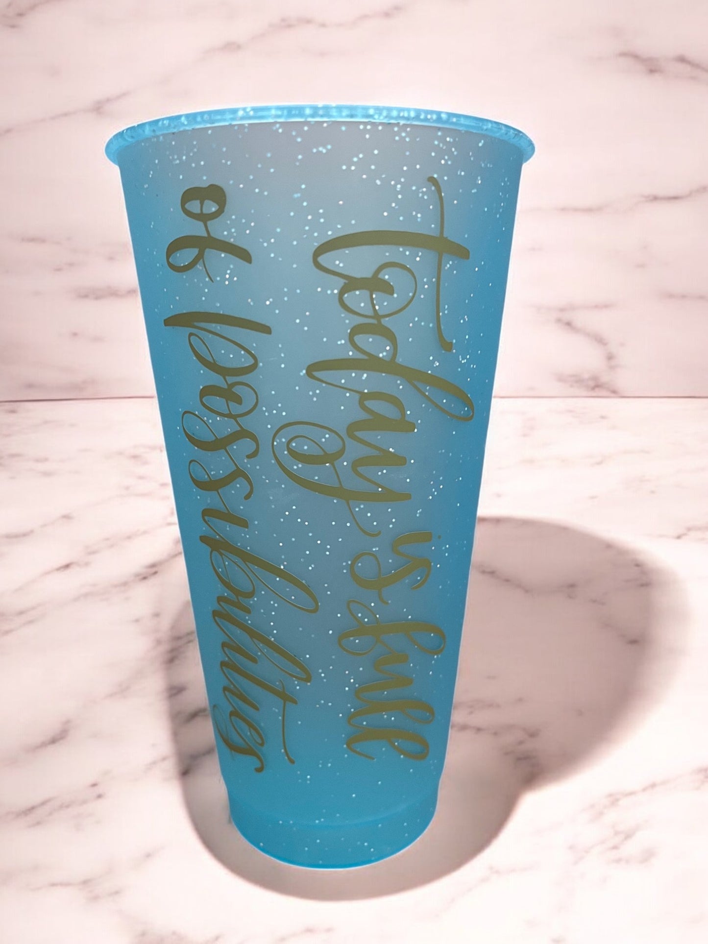 Positive Saying Cold Cup