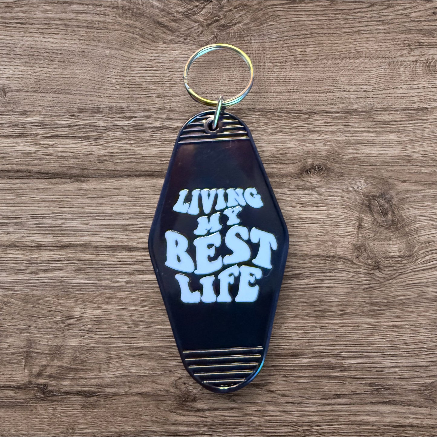 Black Hotel Keychains