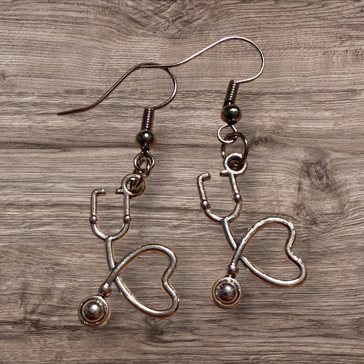 Stethoscope Heart Earrings
