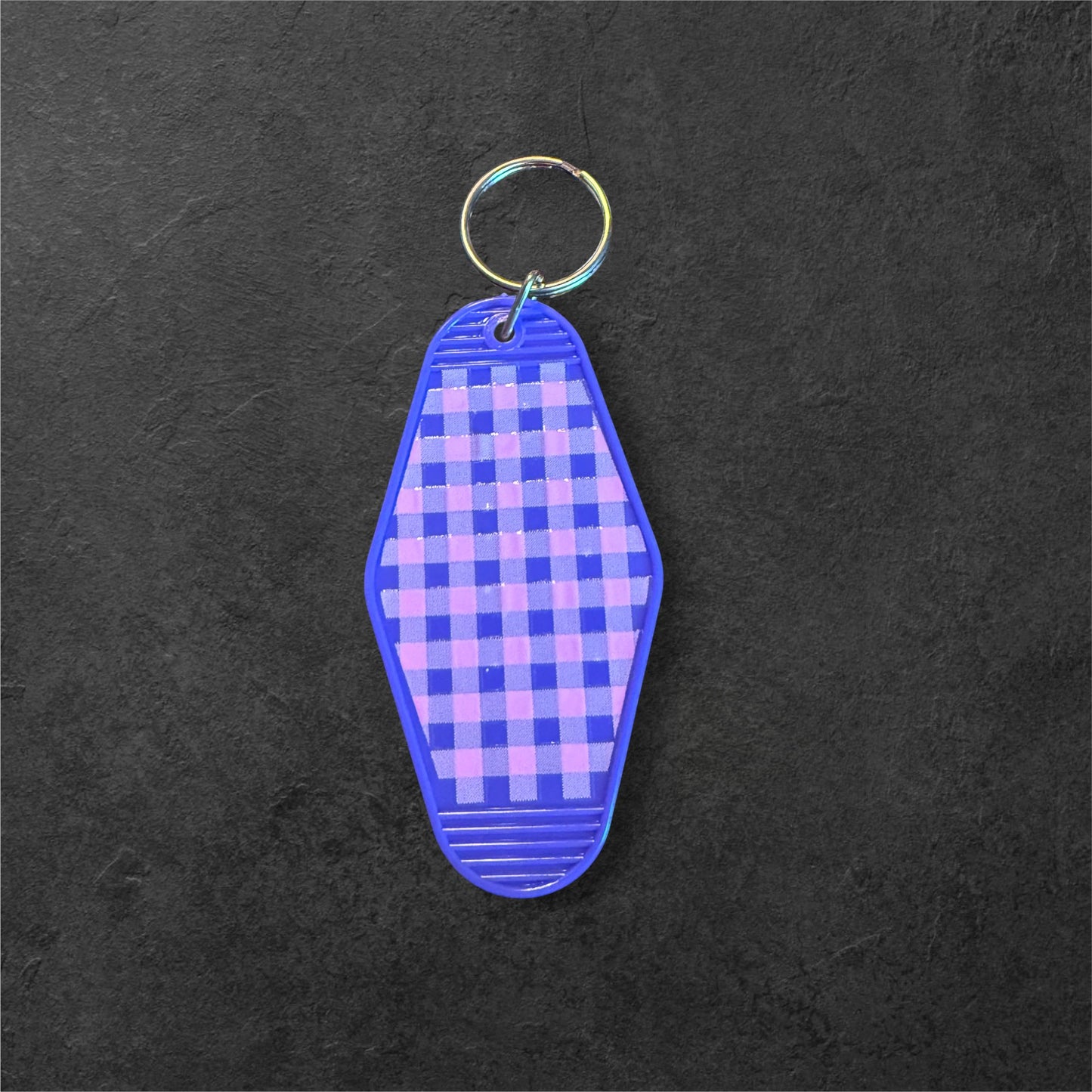 Purple Hotel Keychain