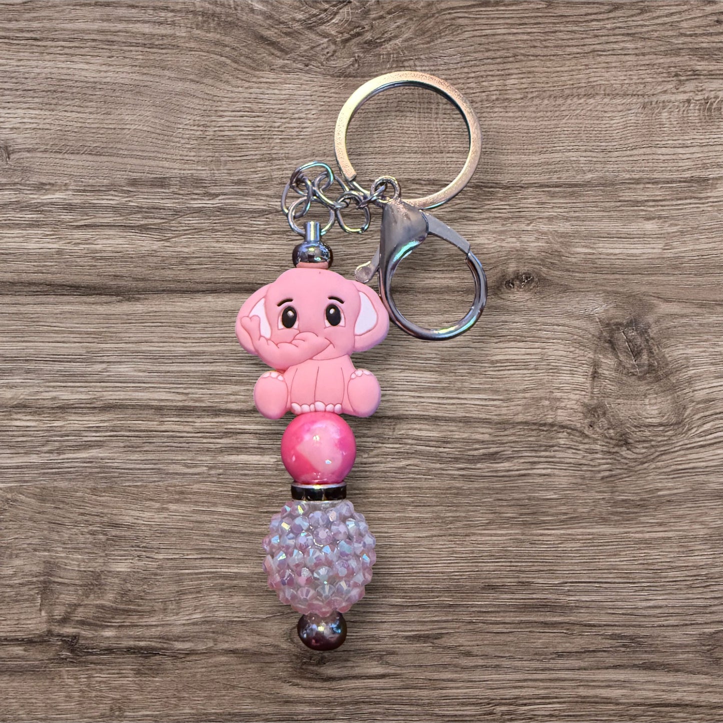 Beaded Bar Keychain
