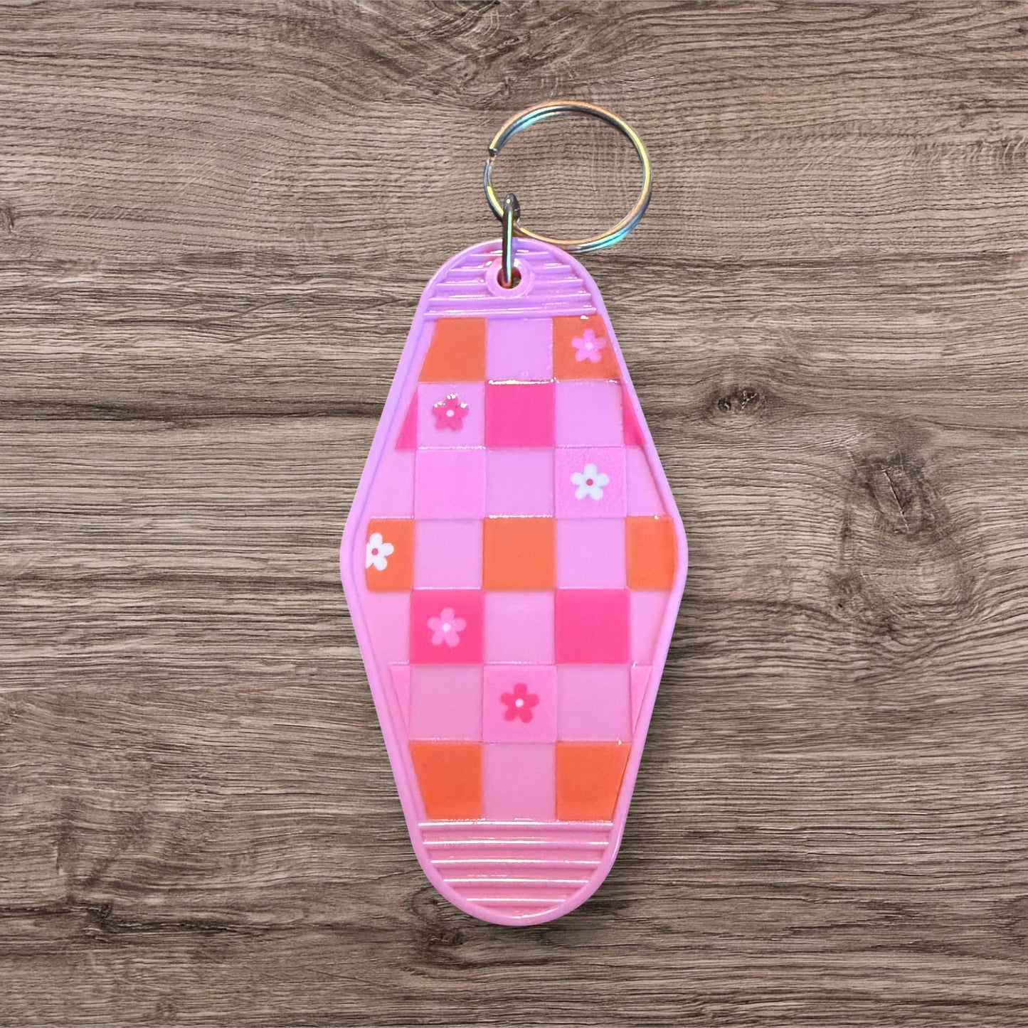 Pink Hotel Keychains