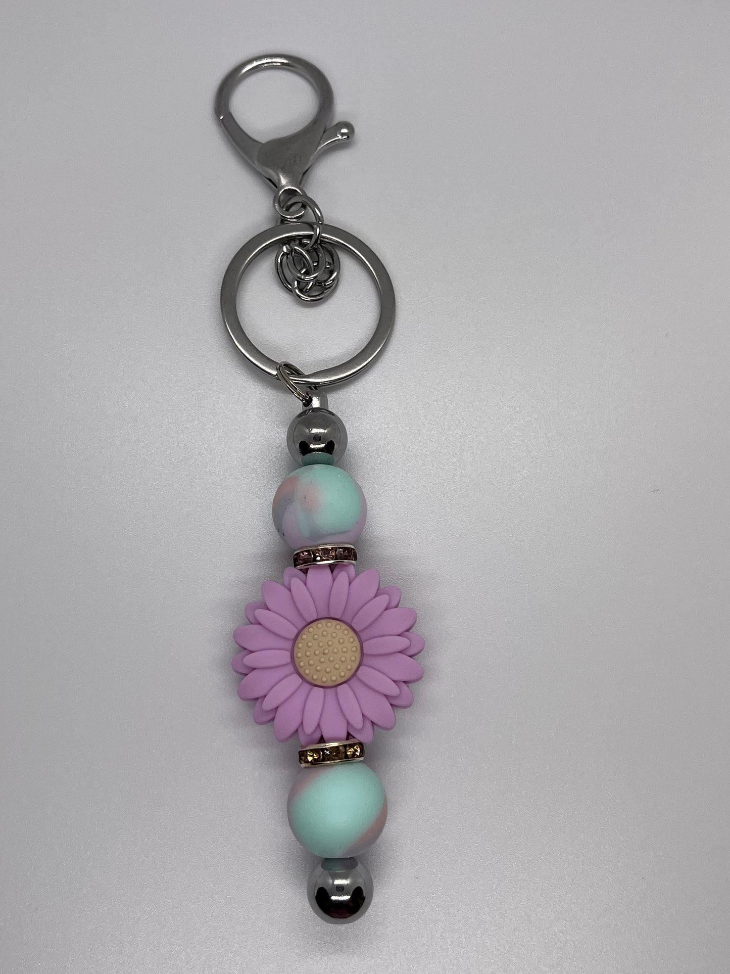 Beaded Bar Keychain