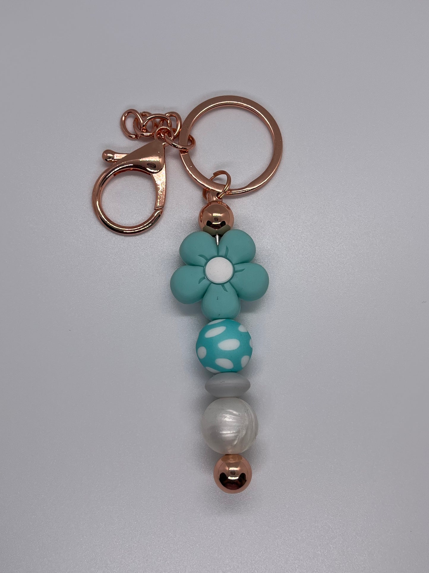 Beaded Bar Keychain